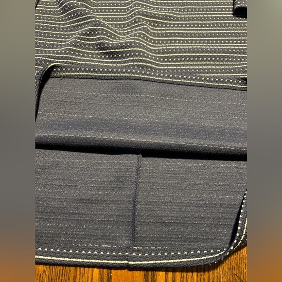 Ann Taylor Loft mini shift Dress women’s S blue white preppy coastal grandma - Picture 16 of 16